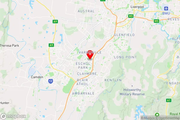 Raby,New South Wales Area Map