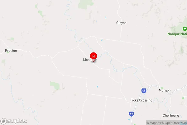 Mondure,Queensland Area Map