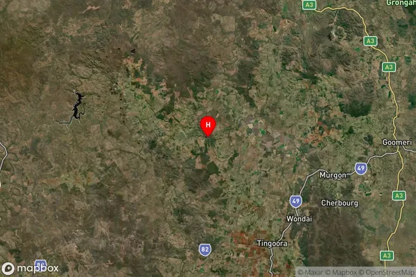 Hivesville,Queensland Satellite Map