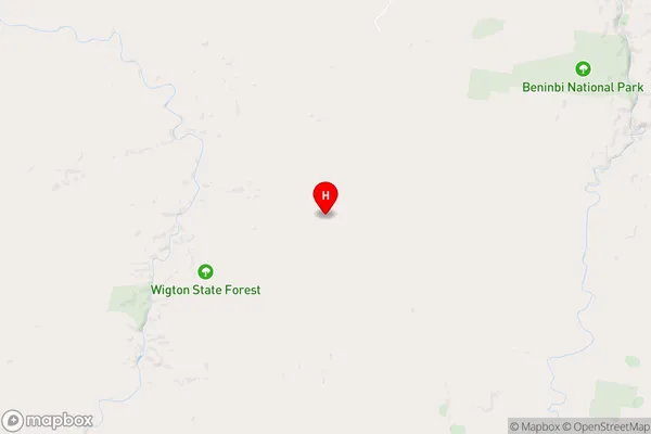 Wigton,Queensland Area Map