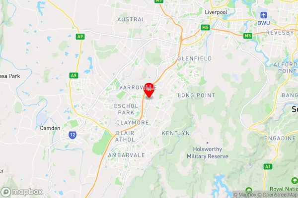 St Andrews,New South Wales Area Map