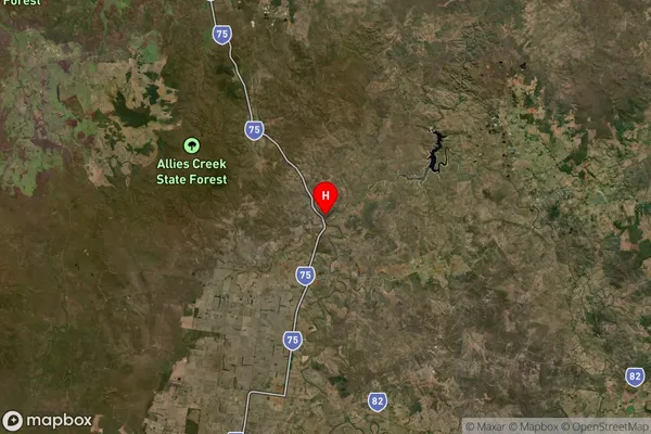 Boondooma,Queensland Satellite Map