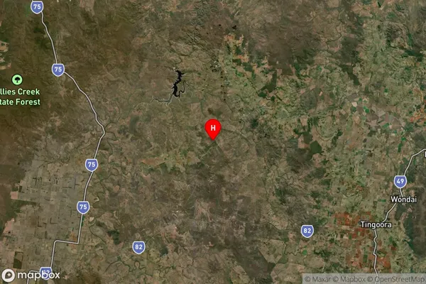 Okeden,Queensland Satellite Map