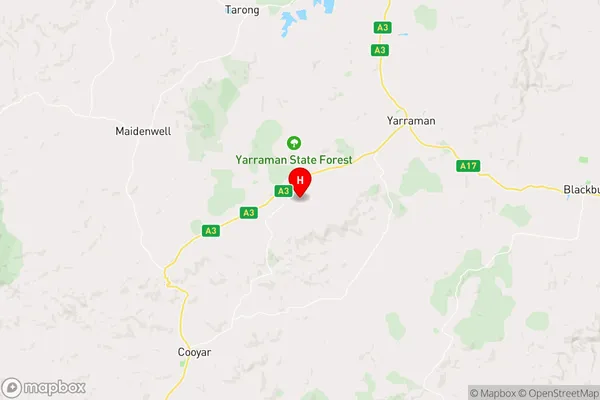 Upper Yarraman,Queensland Area Map