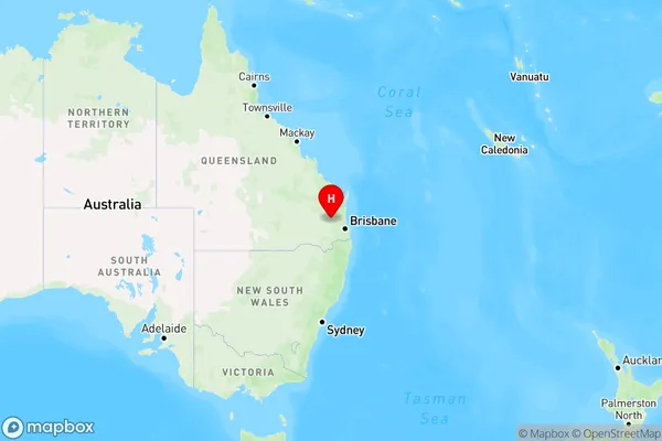 Upper Yarraman,Queensland Region Map