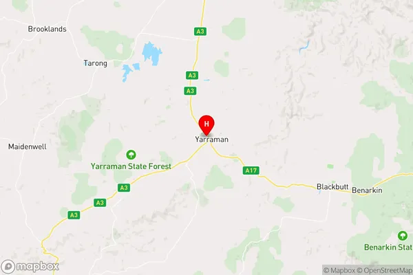 Yarraman,Queensland Area Map