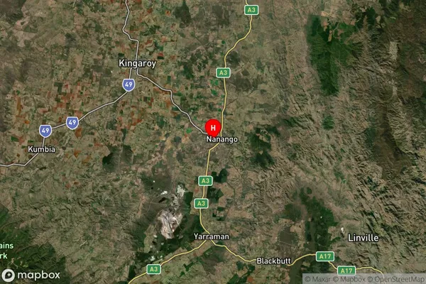 Nanango,Queensland Satellite Map