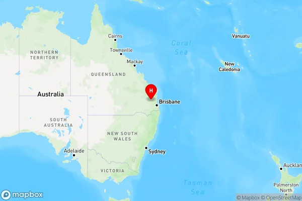 South East Nanango,Queensland Region Map