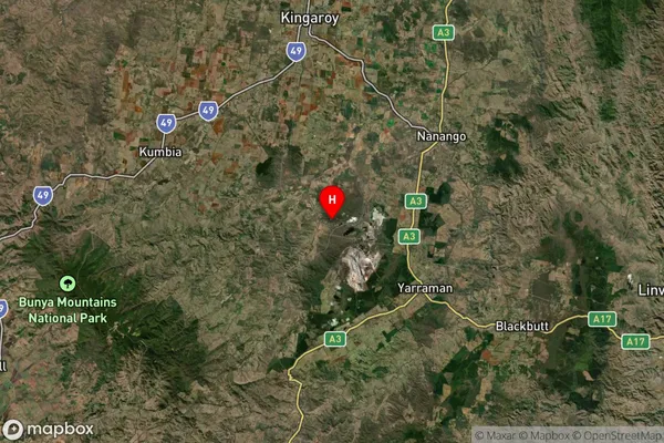 Tarong,Queensland Satellite Map