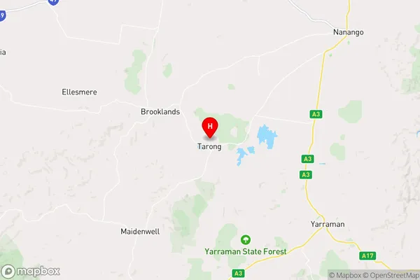 Tarong,Queensland Area Map