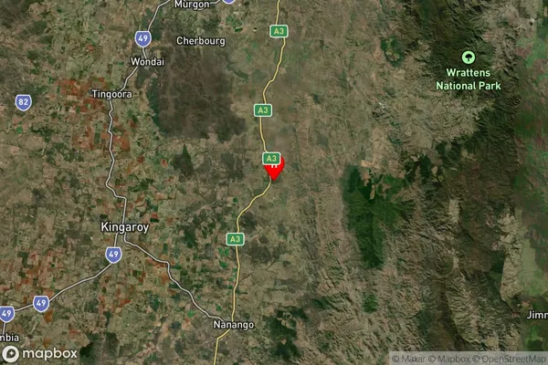 Wyalla,Queensland Satellite Map