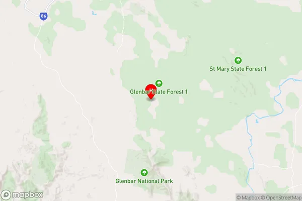 Glenbar,Queensland Area Map