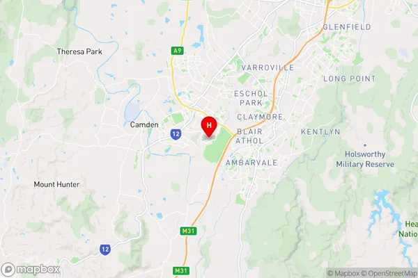 Mount Annan,New South Wales Area Map