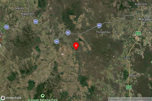 Woocoo,Queensland Satellite Map