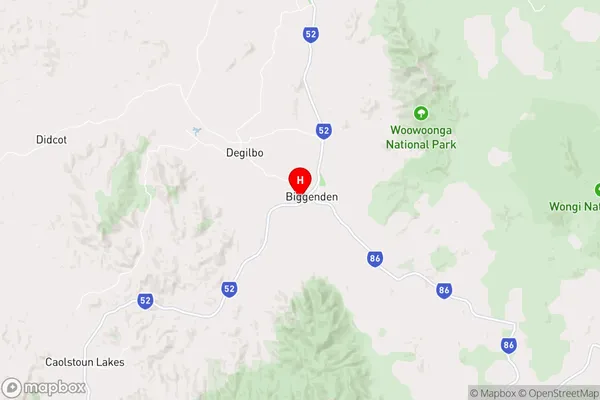 Biggenden,Queensland Area Map