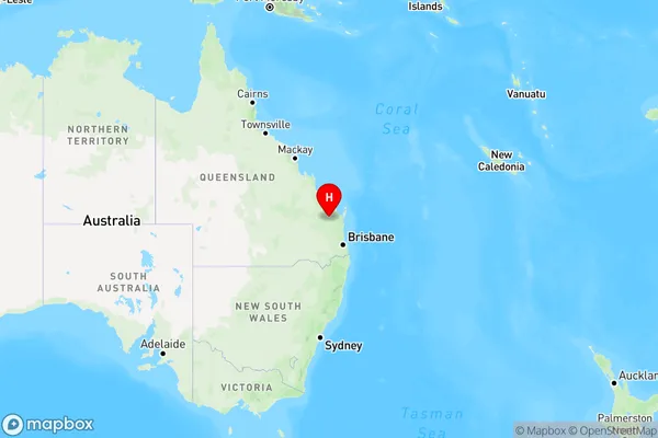 Coalstoun Lakes,Queensland Region Map