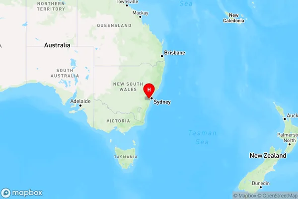 Narellan,New South Wales Region Map