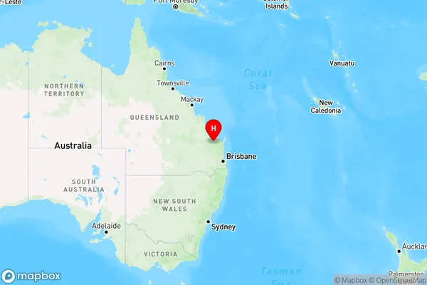 Wateranga,Queensland Region Map