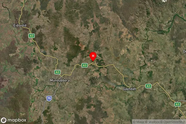 Binjour,Queensland Satellite Map