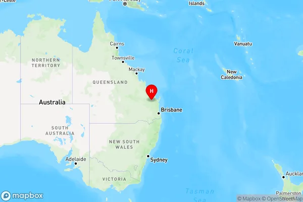 Byrnestown,Queensland Region Map