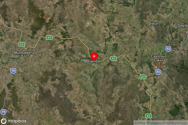 Gayndah,Queensland Satellite Map