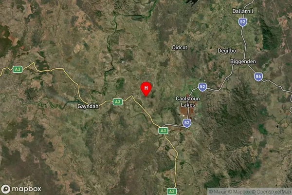 Ginoondan,Queensland Satellite Map