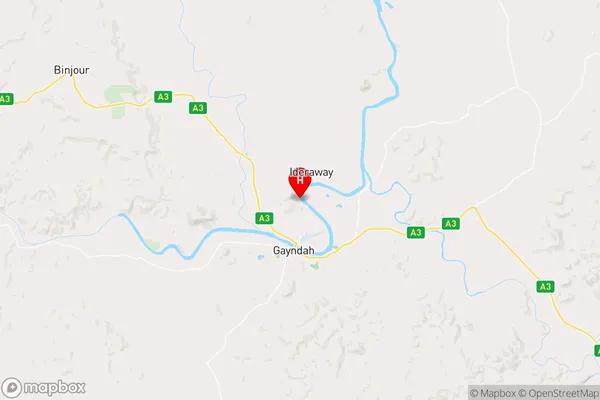 Ideraway,Queensland Area Map