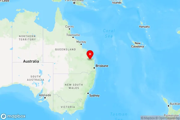 Mingo,Queensland Region Map