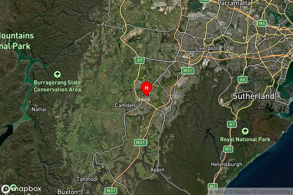 Smeaton Grange,New South Wales Satellite Map