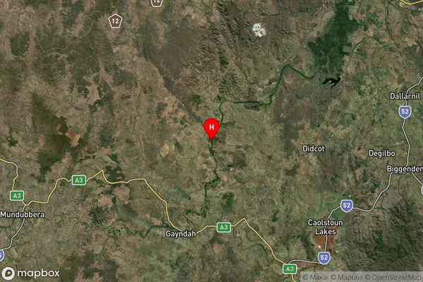 Wetheron,Queensland Satellite Map