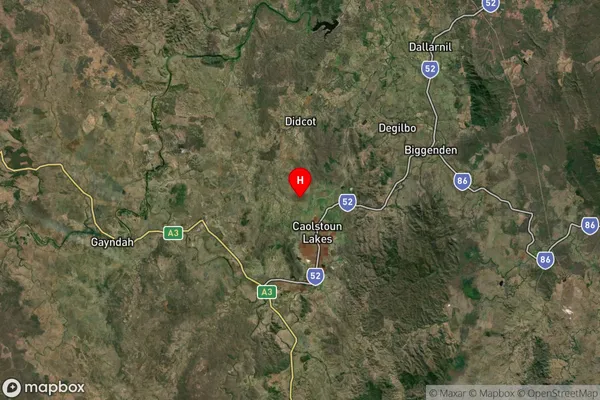 Wilson Valley,Queensland Satellite Map