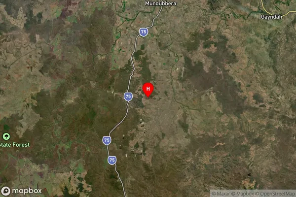 Beeron,Queensland Satellite Map