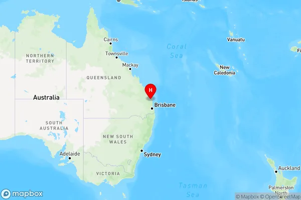 Canina,Queensland Region Map