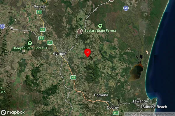 Cedar Pocket,Queensland Satellite Map