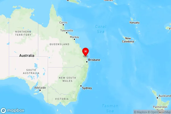 Chatsworth,Queensland Region Map