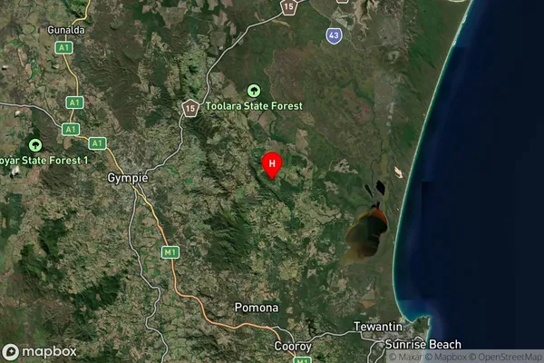 Coondoo,Queensland Satellite Map