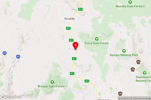 Curra,Queensland Area Map