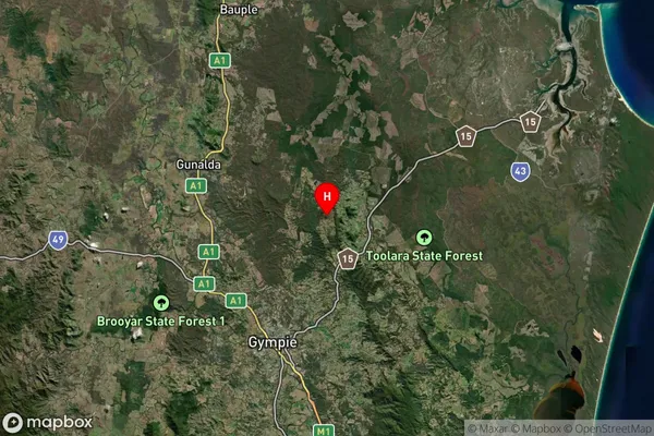 Downsfield,Queensland Satellite Map