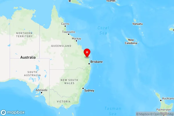 Glen Echo,Queensland Region Map