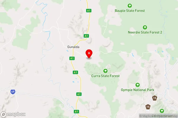 Gunalda,Queensland Area Map