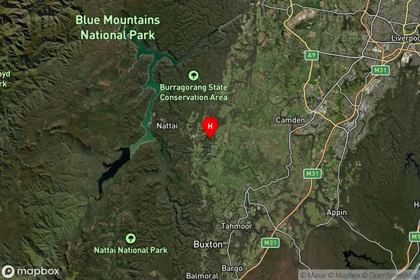 Belimbla Park,New South Wales Satellite Map