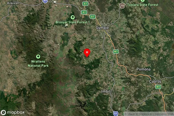 Langshaw,Queensland Satellite Map