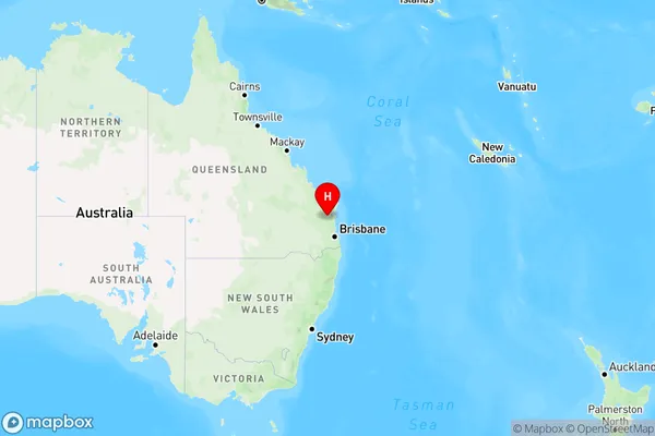 Lower Wonga,Queensland Region Map