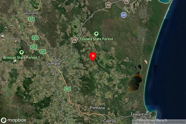 Neusa Vale,Queensland Satellite Map