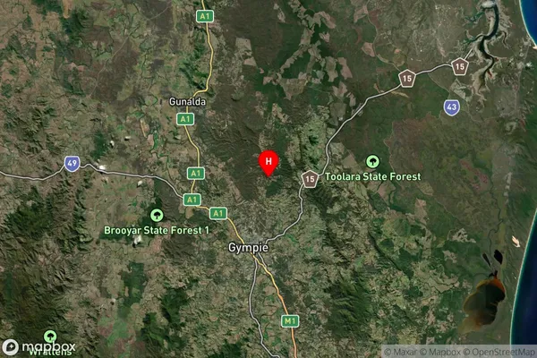 North Deep Creek,Queensland Satellite Map