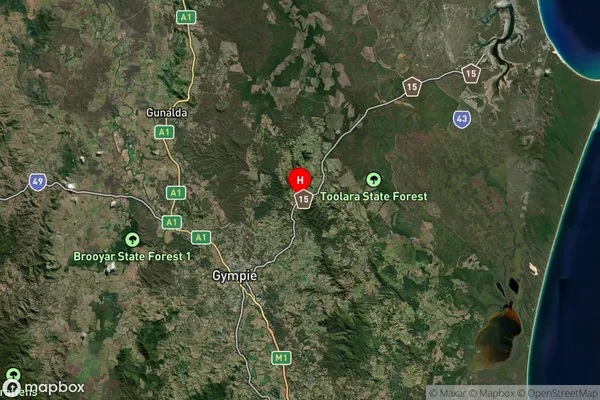 Ross Creek,Queensland Satellite Map