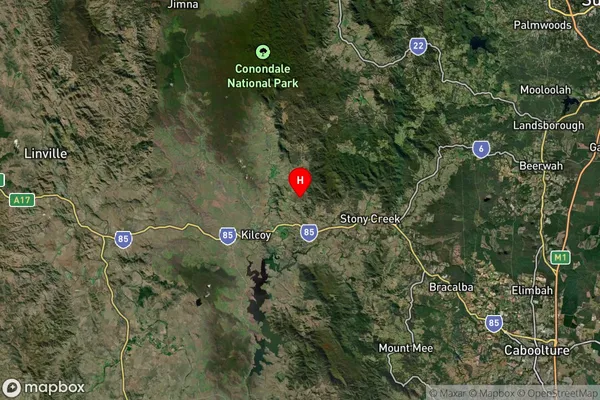 Sandy Creek,Queensland Satellite Map