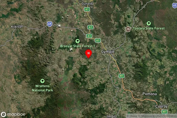 Scrubby Creek,Queensland Satellite Map