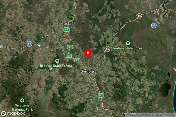 Tamaree,Queensland Satellite Map