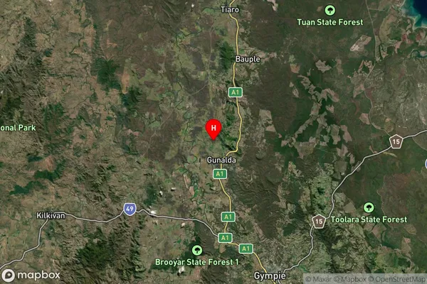 Theebine,Queensland Satellite Map